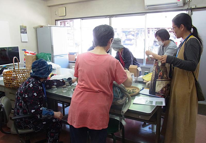 ②R7/10/10「ハーブ展」打ち合わせと準備作業